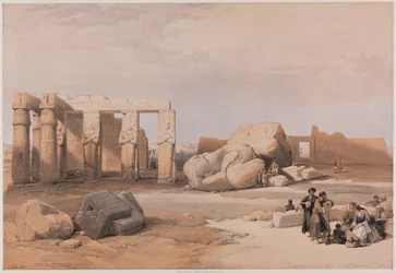 Egypt and Nubia, Volume II: Fragments of the Great Colossi at the Memnonium, Thebes