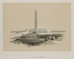 Egypt and Nubia, Volume I: Obelisk at Alexandria, Commonly called Cleopatra