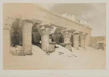Egypt and Nubia Volume I: Portico of the Temple Edfou, Upper Egypt