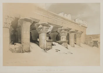 Egypt and Nubia Volume I: Portico of the Temple Edfou, Upper Egypt