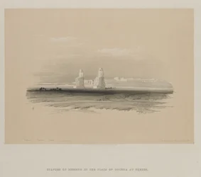 Egypt and Nubia, Volume I: Statues of Memnon, Thebes