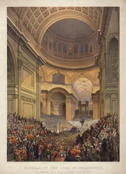 Funeral of The Duke of Wellington, the Ceremony in St Paul