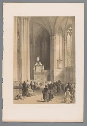 View of the Shrine of the Three Kings in the Cologne Cathedral