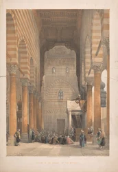 Interior of the Mosque of the Metwalys