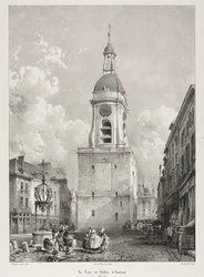 Picturesque and Romantic Travels in Old France, Picardie: The Belfry Tower of Amiens