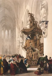 Pulpit in St. Gudule, Brussels
