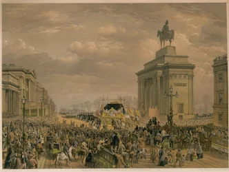 The funeral of the Duke of Wellington