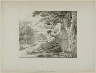 Two Figures in a Landscape