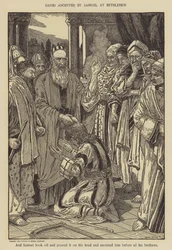 David anointed by Samuel at Bethlehem