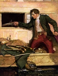 Illustration for Kidnapped by Robert Louis Stevenson