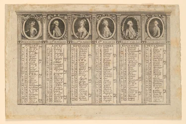 Almanac for the Second Half of the Year 1778