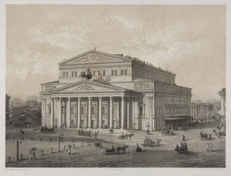 The Bolshoi Theatre in Moscow