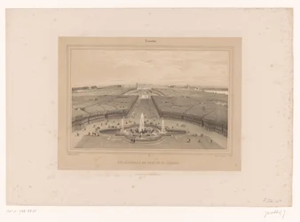 View of the Gardens of Versailles (Views in and around Paris)