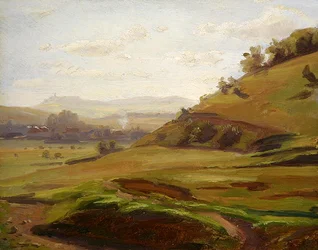 View from the Slope of the Doernberg towards Burghasungen