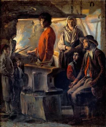 The Blacksmith or the Marechal in His Forge