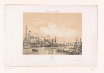 View of the Harbor and Castle of Brest