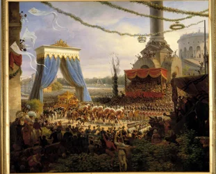 Entry of Charles X into Paris after the coronation on 6/06/1825