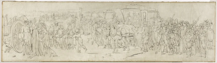 Cuckoos on the Quai des Tuileries, circa 1805