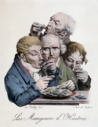 Oyster Eaters - by L. Boilly