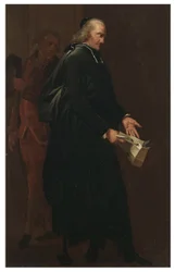 An Abbot Holding a Letter