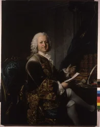 Portrait of Louis Phelypeaux, Count of Saint Florentin, Marquis and Duke of La Vrilliere (1705-1777), French statesman
