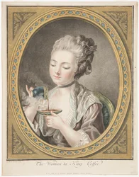 The Woman Taking Coffee