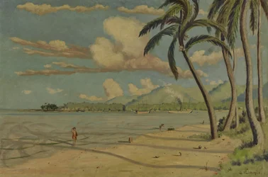 Beach at Apia, Samoa