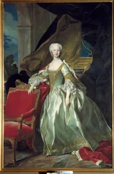 Portrait of Marie Therese Raphaelle, Infanta of Spain, Dauphine of France (1726 - 1746)