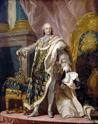 Portrait of Louis XV in His Royal Costume