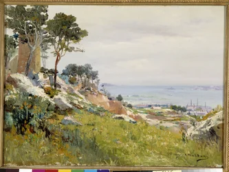 View of the Friuli Islands from the Heights of Madrague