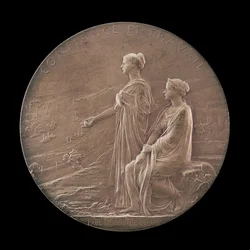 Personifications of Trust and Industry in a Landscape (reverse)