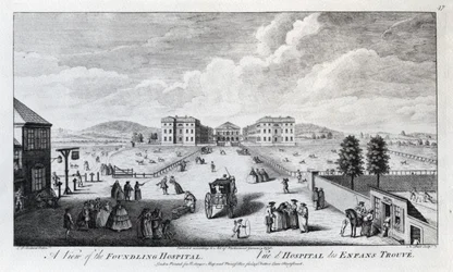 A View of the Foundling Hospital, engraved by Nathaniel Parr