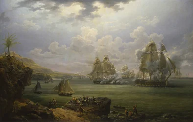 Fight of the Frigate Poursuivante Against the British Ship Hercule, 28 June 1803