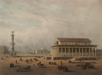Stock exchange in Saint Petersburg, End 1840s