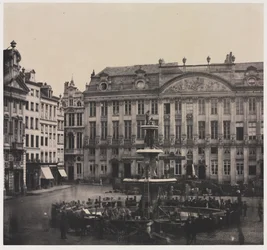 Untitled Construction of Commemorative Fountain, July 1856