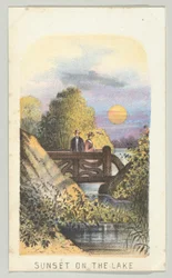 Sunset on the Lake (from the series, Views in Central Park, New York)