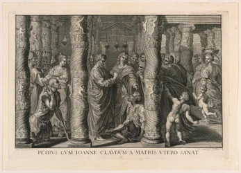 The Healing of the Lame Man at the Beautiful Gate of the Temple