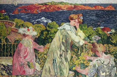 Three Women on the Balcony