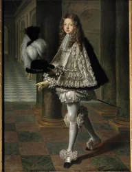 Portrait of Louis Alexandre de Bourbon, Count of Toulouse in Novice Dress of the Holy Spirit