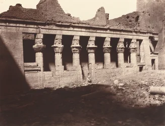 Philae, Inner Courtyard, West Colonnade