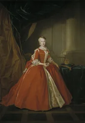 Portrait of the Princess Maria Amalia of Saxony in Polish Costume, 1738