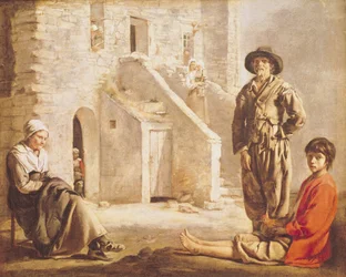 Peasants Before Their House, c.1641