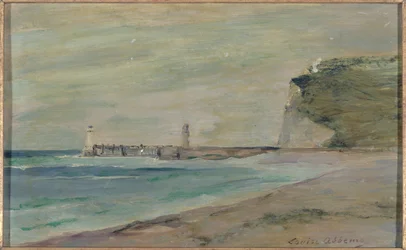 Beach landscape, Fécamp