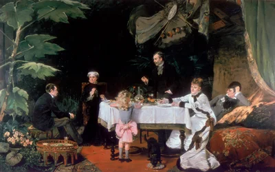 The Luncheon in the Conservatory