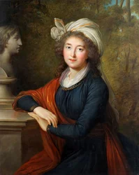 Portrait of Princess Elzbieta Izabela Lubomirska, née Countess Czartoryska 1736-1816, 1793
