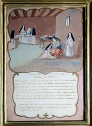 Religious of the abbey of Port-Royal-des-Champs caring for the sick