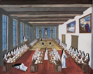 Port-Royal des Champs Abbey, refectory