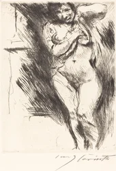Woman Undressing