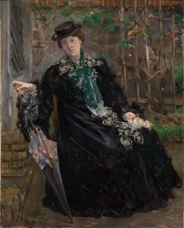 Portrait of Mrs. Charlotte Berend-Corinth in the Garden