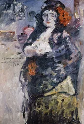 Carmencita Portrait of Charlotte Berend-Corinth in Spanish Dress
